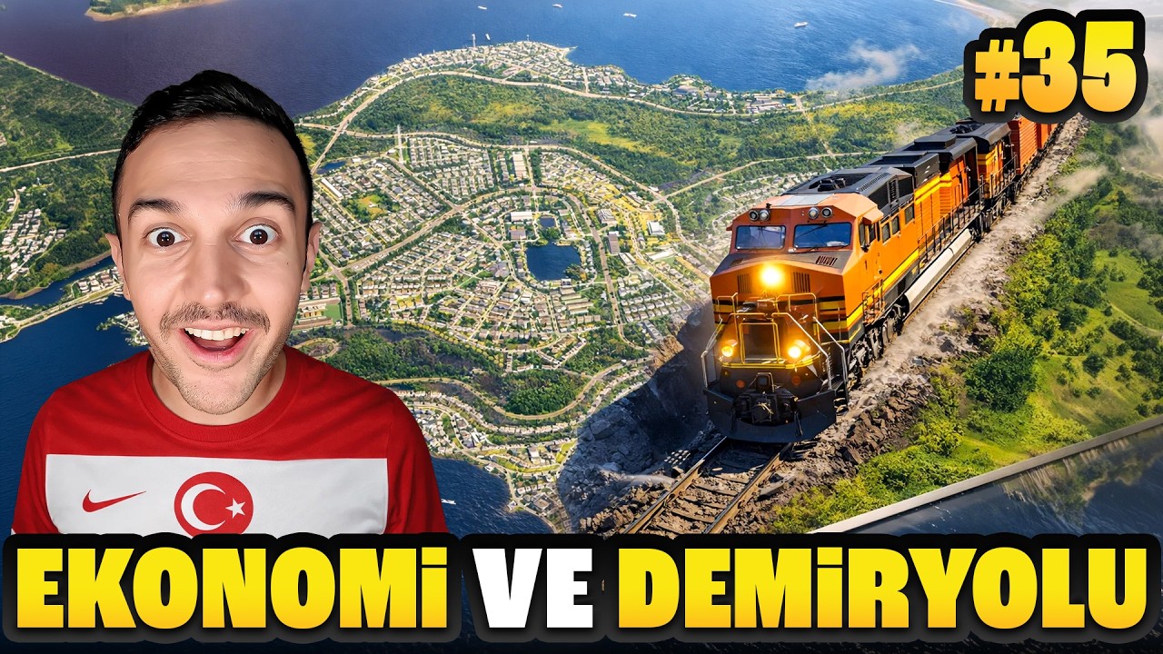 EKONOMİYİ GELİŞTİRME TAKTİKLERİ VE DEMİRYOLU AĞI 🚆📈 | Cities Skylines #35