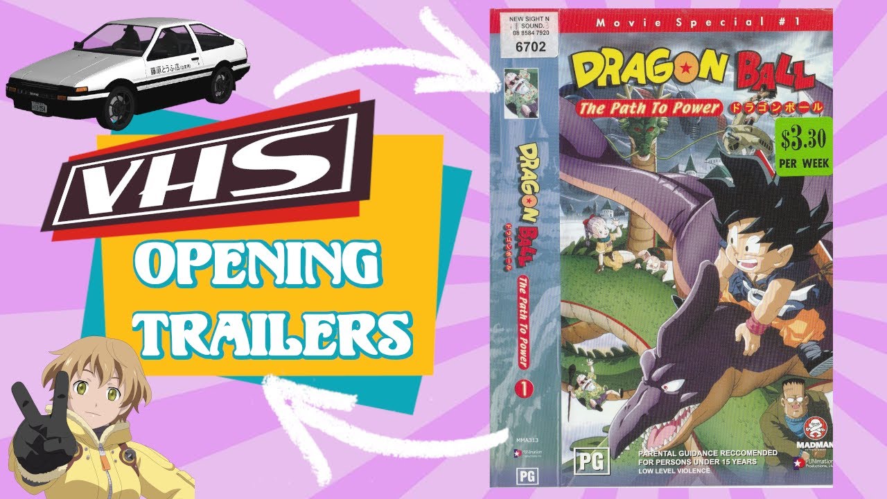 Dragon Ball: The Path to Power Movie 2003 - Opening and closing VHS