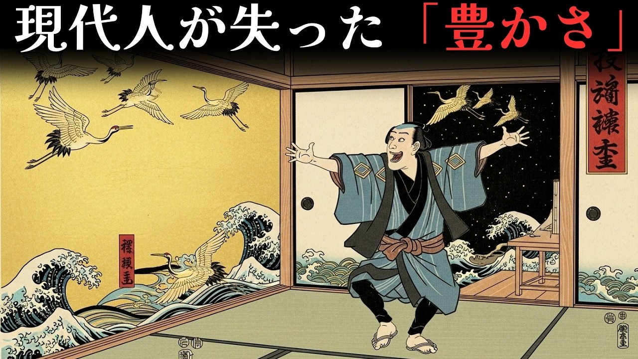【江戸の衝撃】九平米に隠された幸福の正体 — 現代人が失った「持たない豊かさ」とは？【江戸時代の庶民】【江戸ログ】