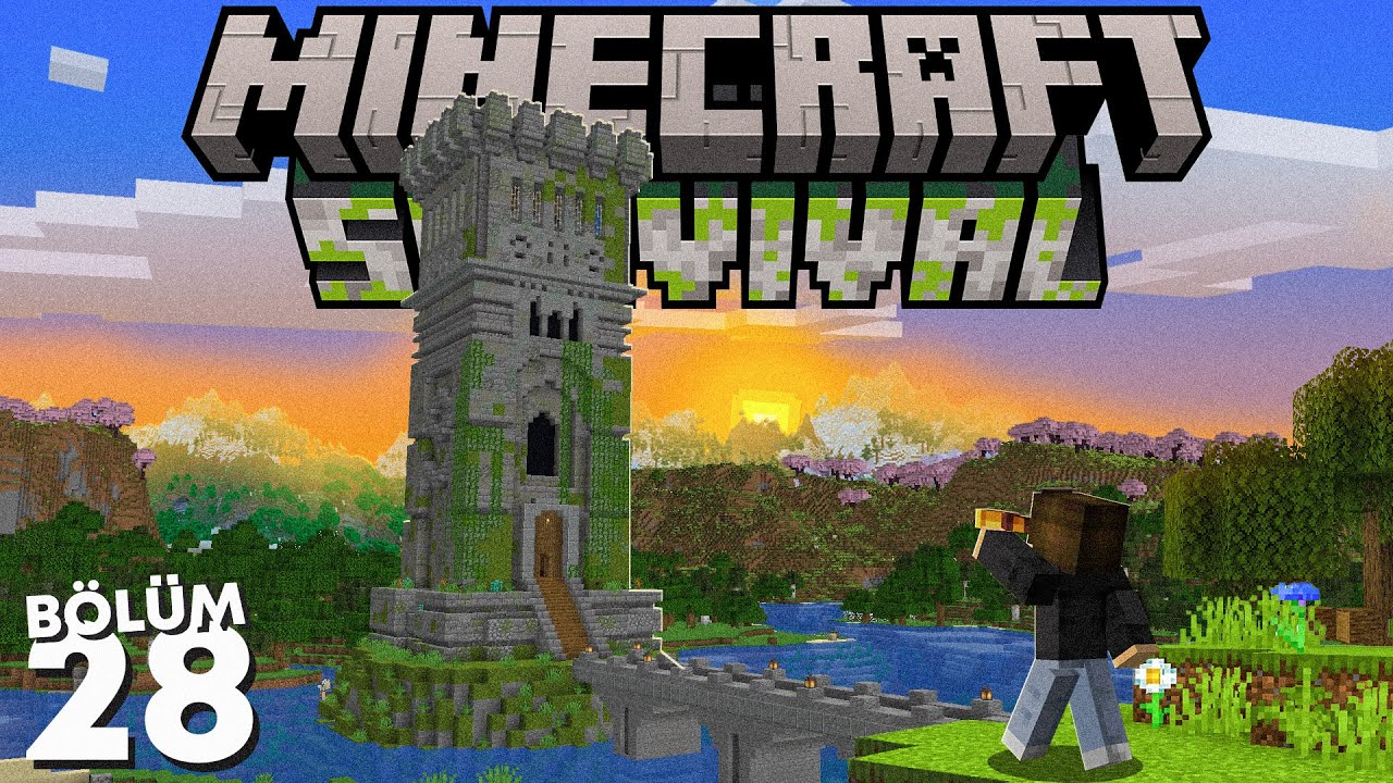 DEVASA Kara Kule! (Karanlık Köylü İşleri) - Minecraft Survival 28