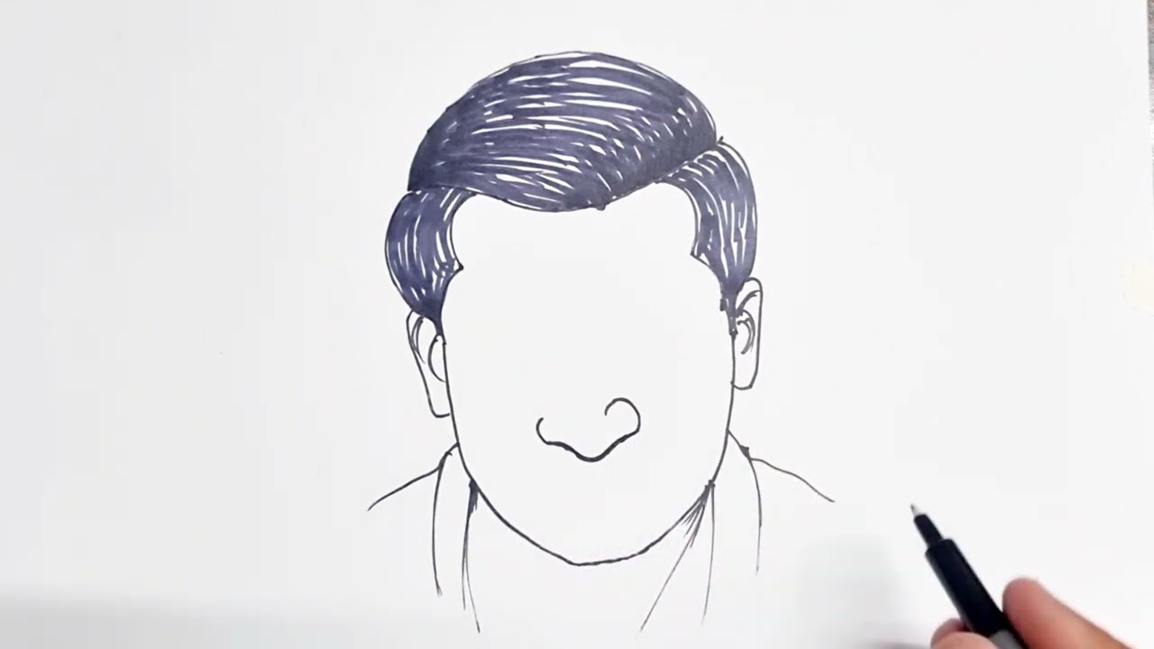 Srinivasa Ramanujan Drawing // Mathematics  Day drawing // Ramanujan Drawing