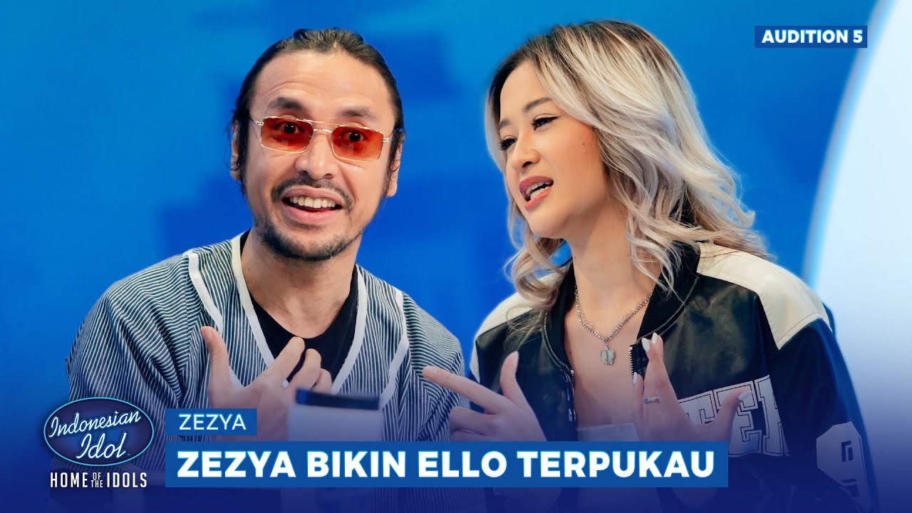 Bawain Lagu Dewa 19! Zezya Bikin Ello Gagal Fokus - Indonesian Idol 2025