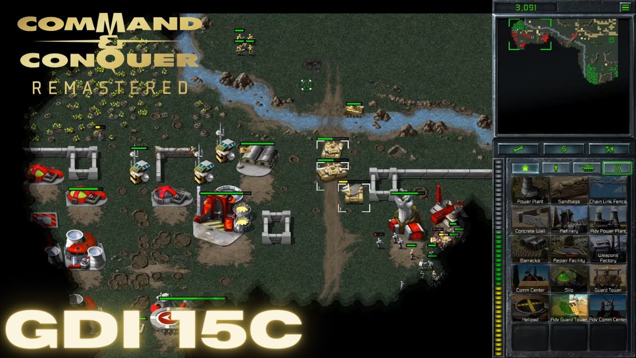 Command & Conquer Remastered — GDI Mission 15C — TEMPLE STRIKE, САРАЕВО ВОСТОК (сложный)