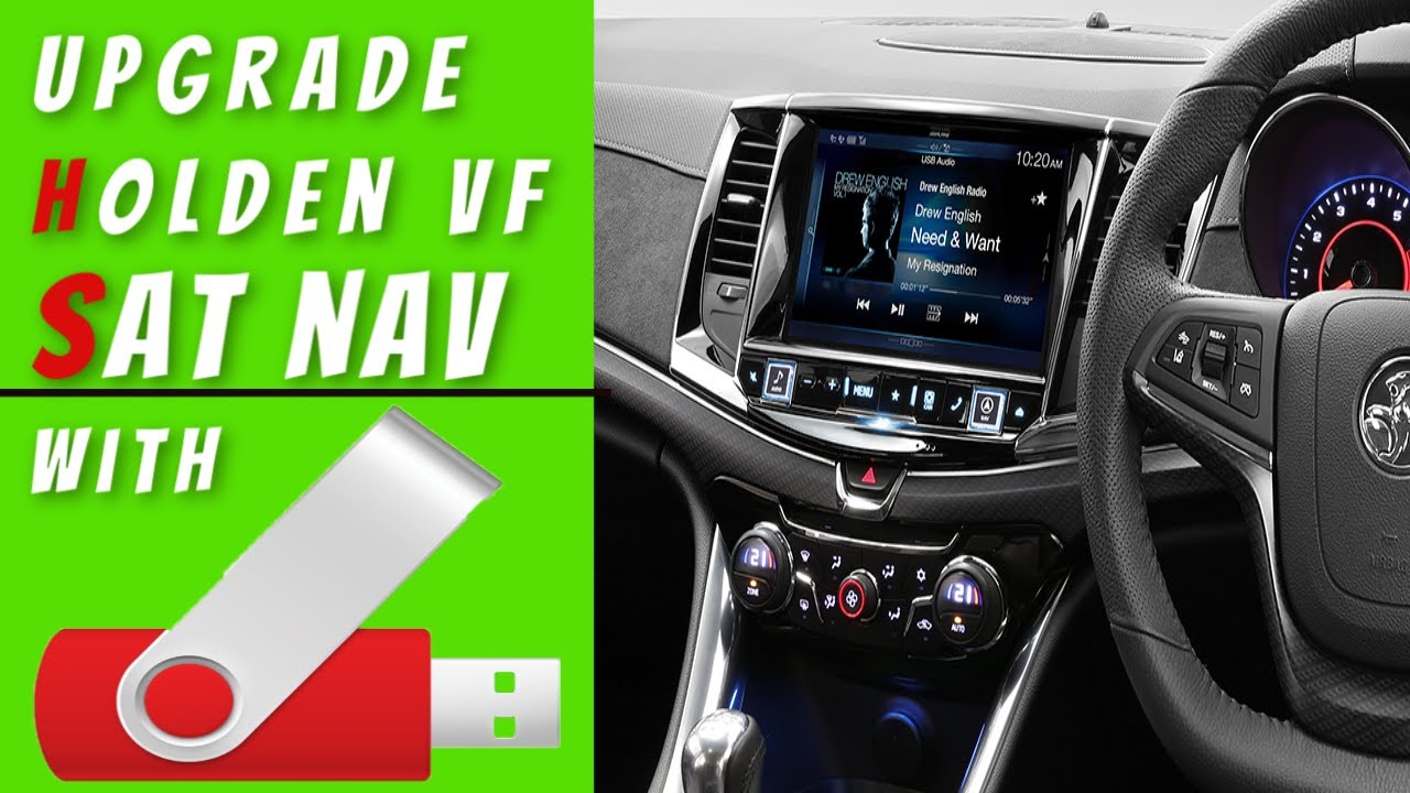 Как обновить систему GPS/спутниковой навигации Holden VF Commodore? (2019)