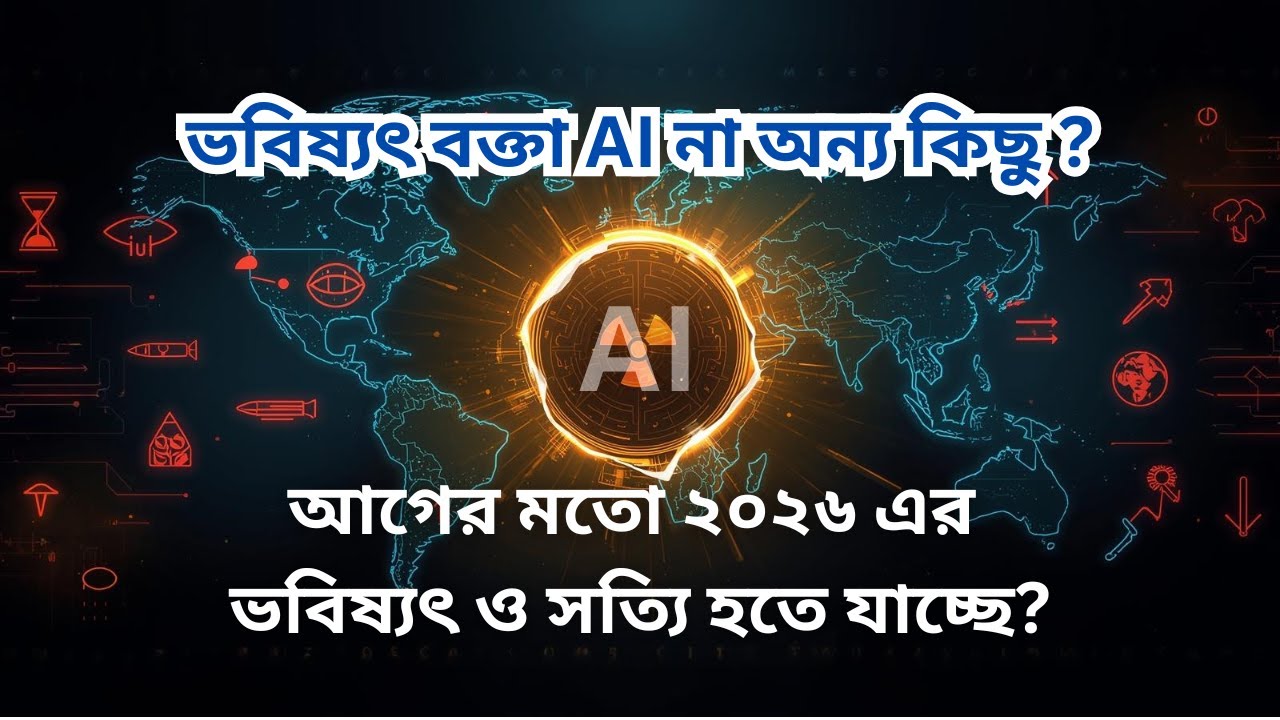 শুধু একটি ছবিতেই পুরো 2026 এর ভবিষ্যৎ | The Economist Cover Mystery or Trick | ভেবে দেখ 360