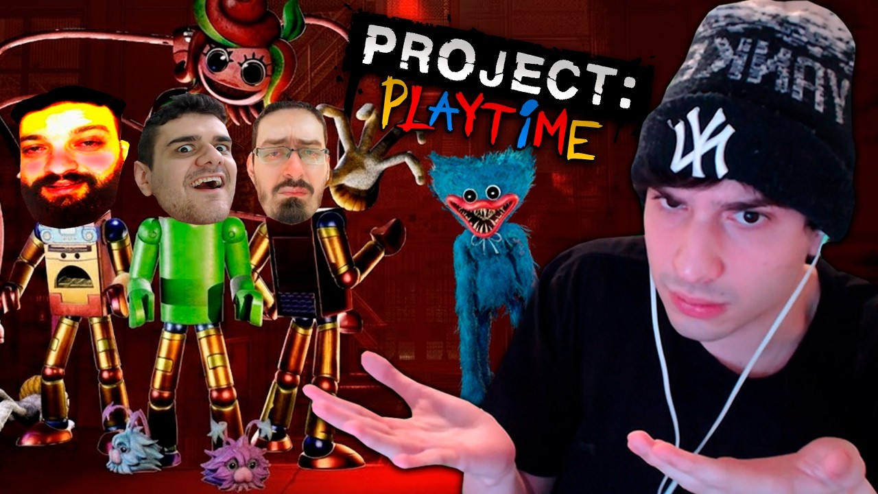 POPPY PLAYTIME MULTIPLAYER AINDA É DIVERTIDO! (OS GURI VÃO FARMAR ENCIMA DO POPPY PLAYTIME 5 SIM!)