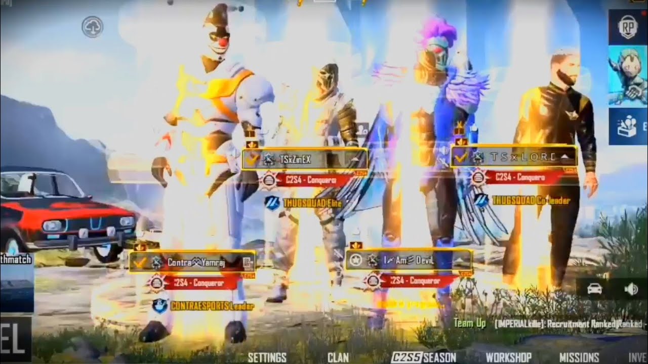 C2S4 BGMI | CONQUEROR REWARD AND ENTRY EFFECT🔥😱pubg mobile conqueror |lobby video by @JaanGamingg