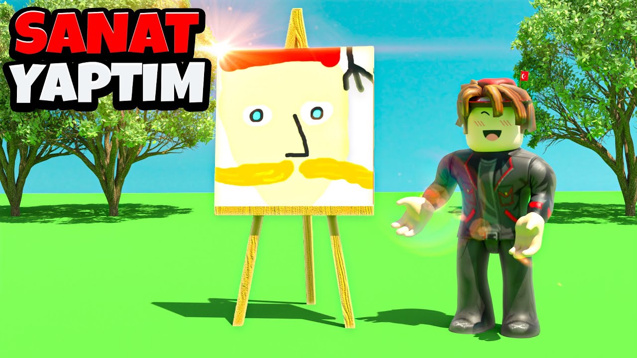 🎨 Ressam Olup Çizim Yarışmasına Katıldım! 👨‍🎨 | Speed Draw | Roblox Türkçe