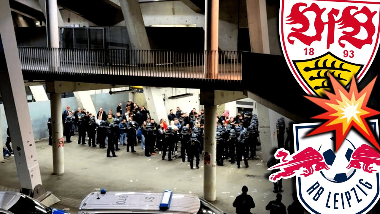 Boxerei am Gästeblock & 107 Festnahmen! (Stuttgart vs. Leipzig)