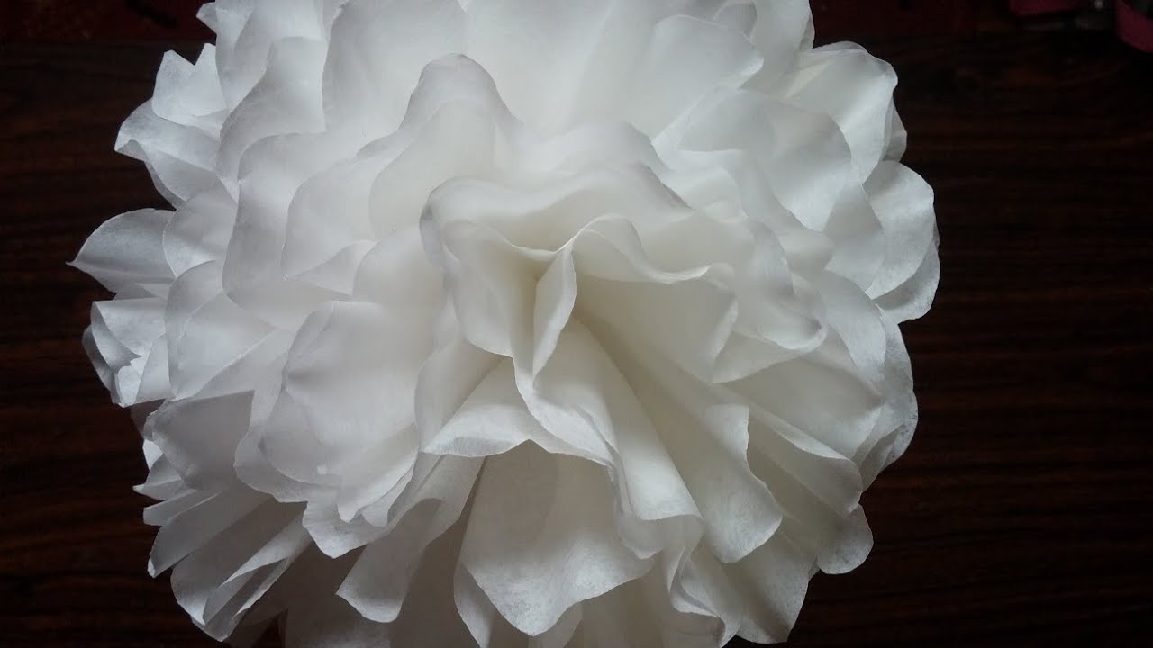 Coffee filter flower . Home decor. Wedding decor. Room decoration