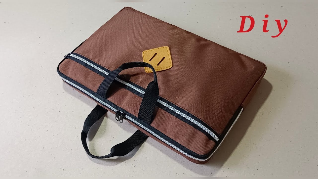 DIY 15 inches Laptop Bag Sewing Tutorial