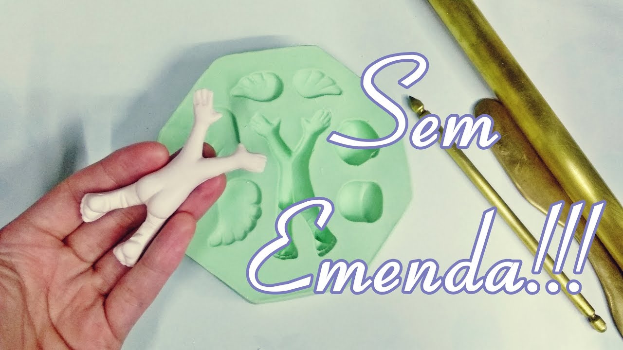 DIY - Como tirar o biscuit do molde sem ter que emendar? Vem comigo! #VEDA