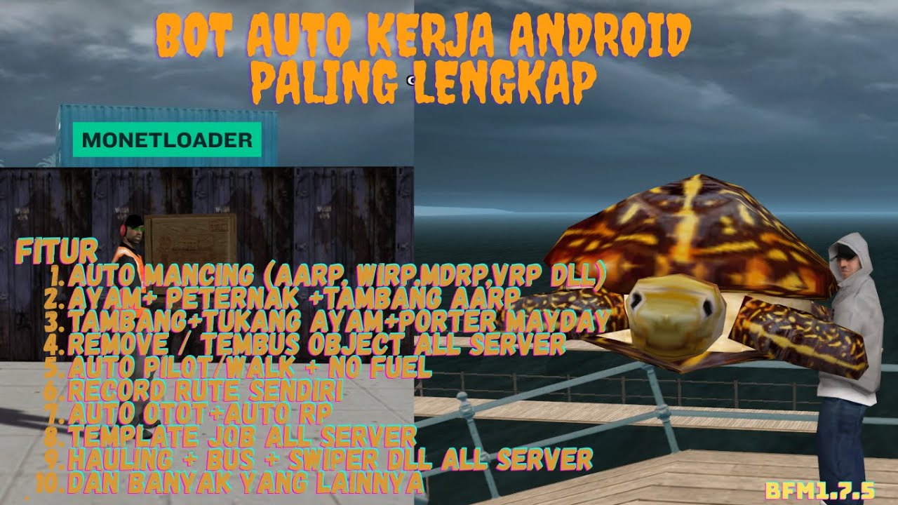 Bot Auto Kerja Porter Mayday + Auto Mancing WIRP (BFMv1.7.5) #maydayrp #wirp #aarp #jgrp #ssrp