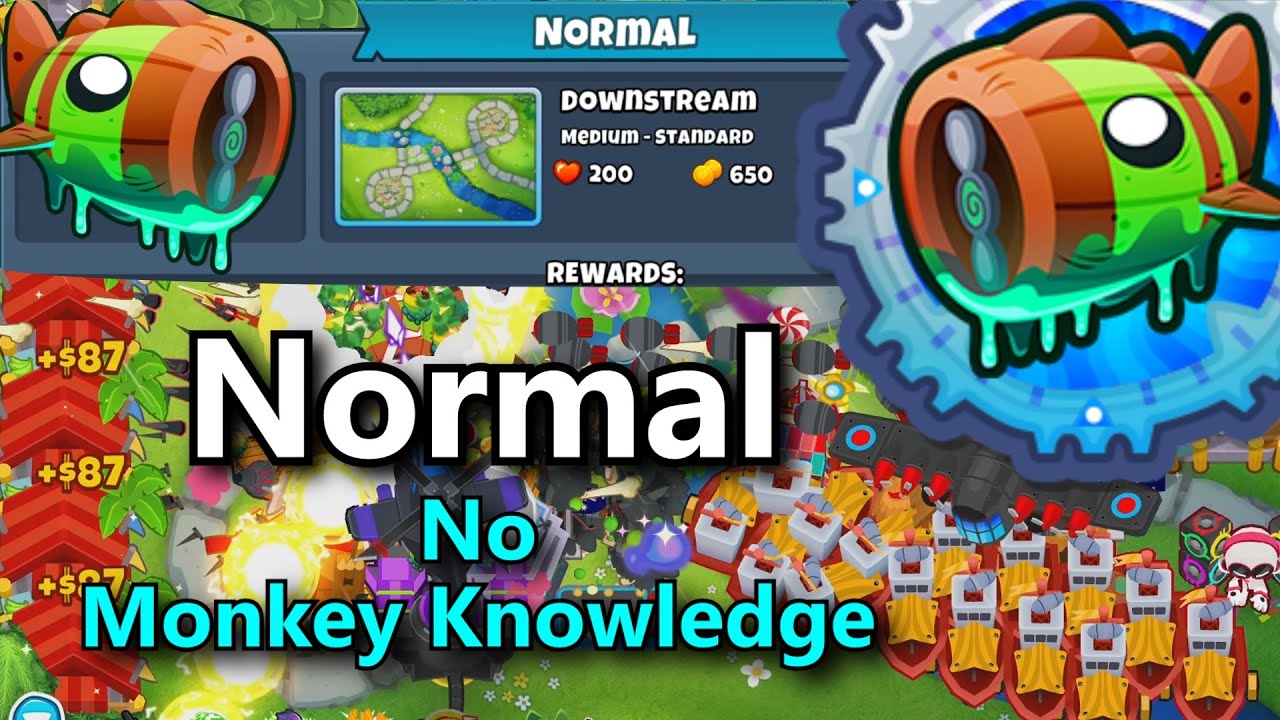 Bloonarius Normal Tutorial  ||  No Monkey Knowledge  ||  Downstream  || (BTD6)