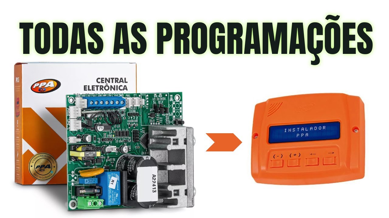 todas as programações central PPA Triflex Full Range com o prog