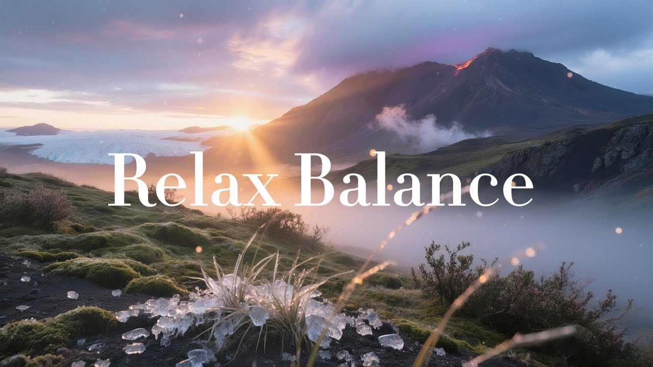 Relax Balance🎵Volcanic Pulse , Serene Grounding, Mind Equilibrium💛Lava Glow: Mind Balance Ambience 🌌