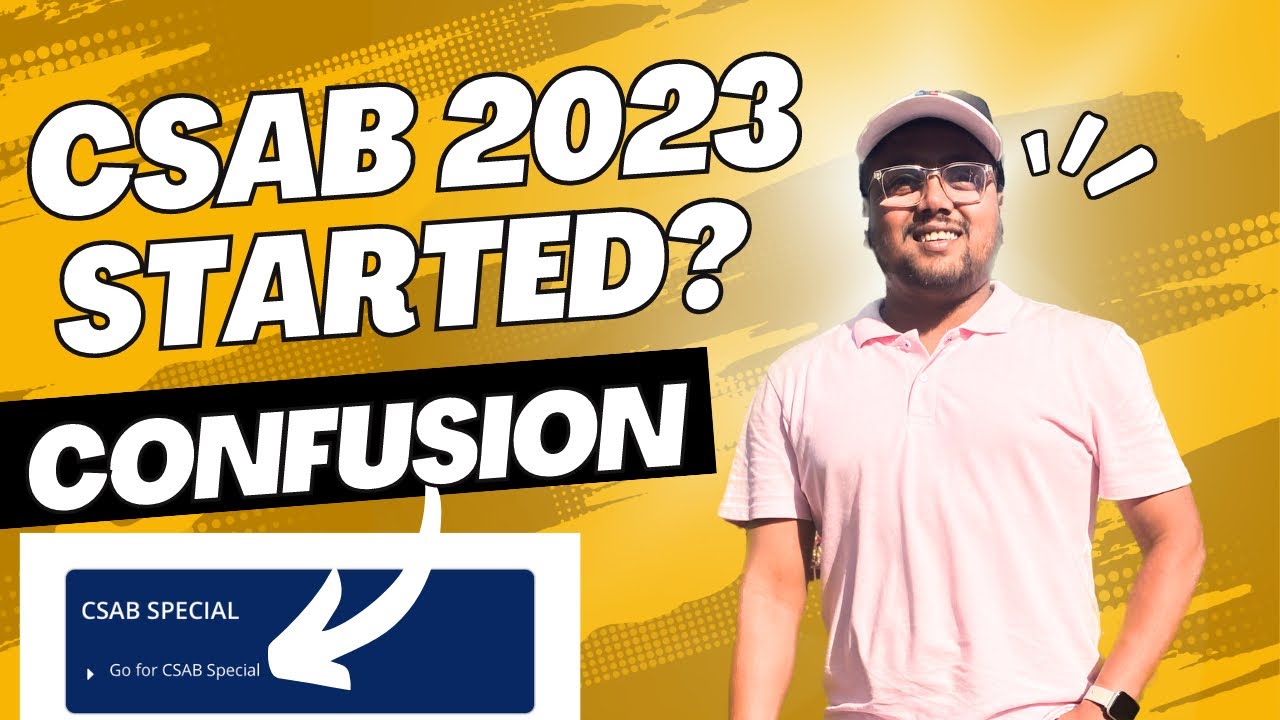 CSAB Counselling 2023 Started How ??🤔 | CSAB NEUT | CSAB Counselling 2023 | CSAB 2023 | CSAB