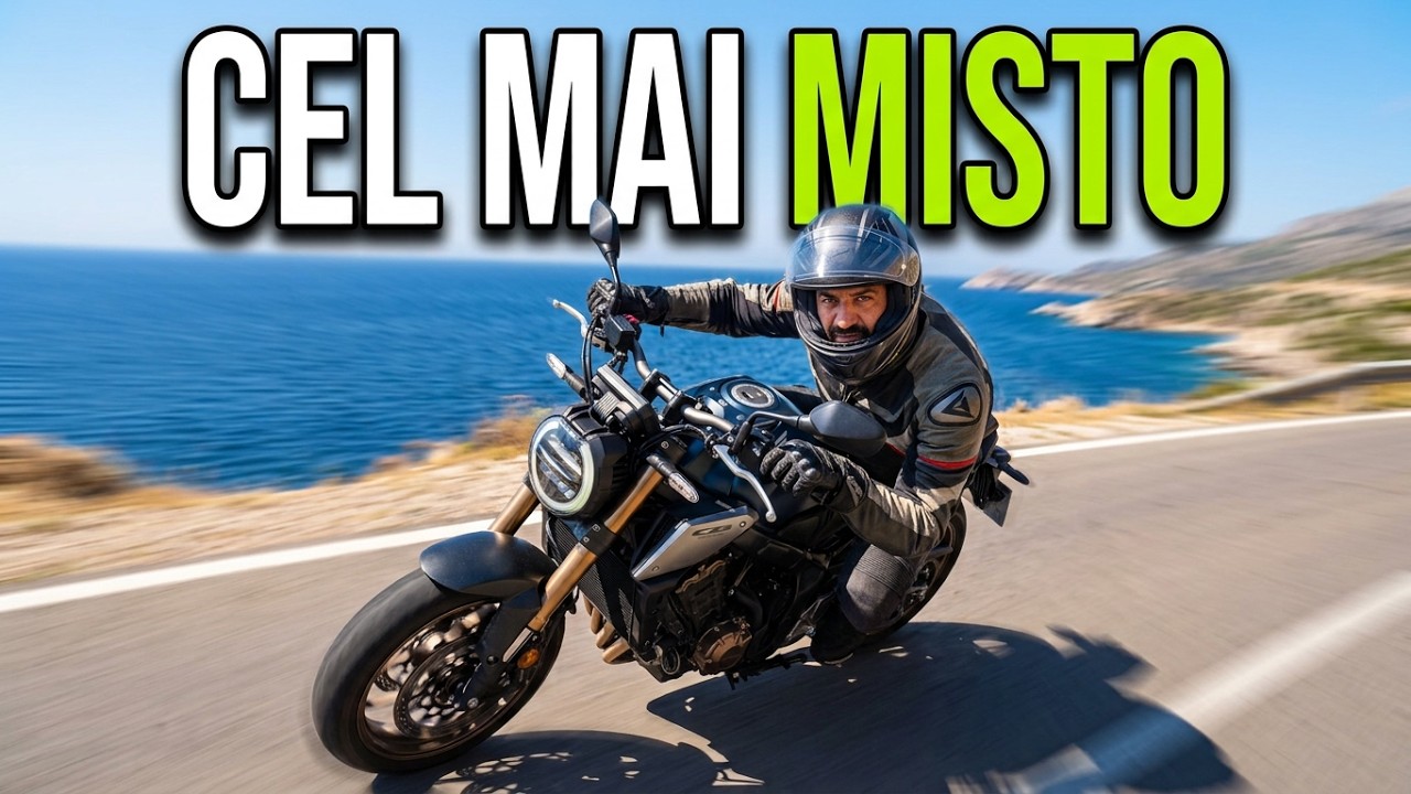 Cel mai misto vlog moto: cu piele la mare pe Honda CB650 R