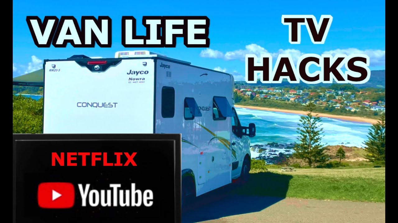 VAN LIFE TV HACK - Make your TV a SMART TV using your mobile phone. #motorhomesaustralia.