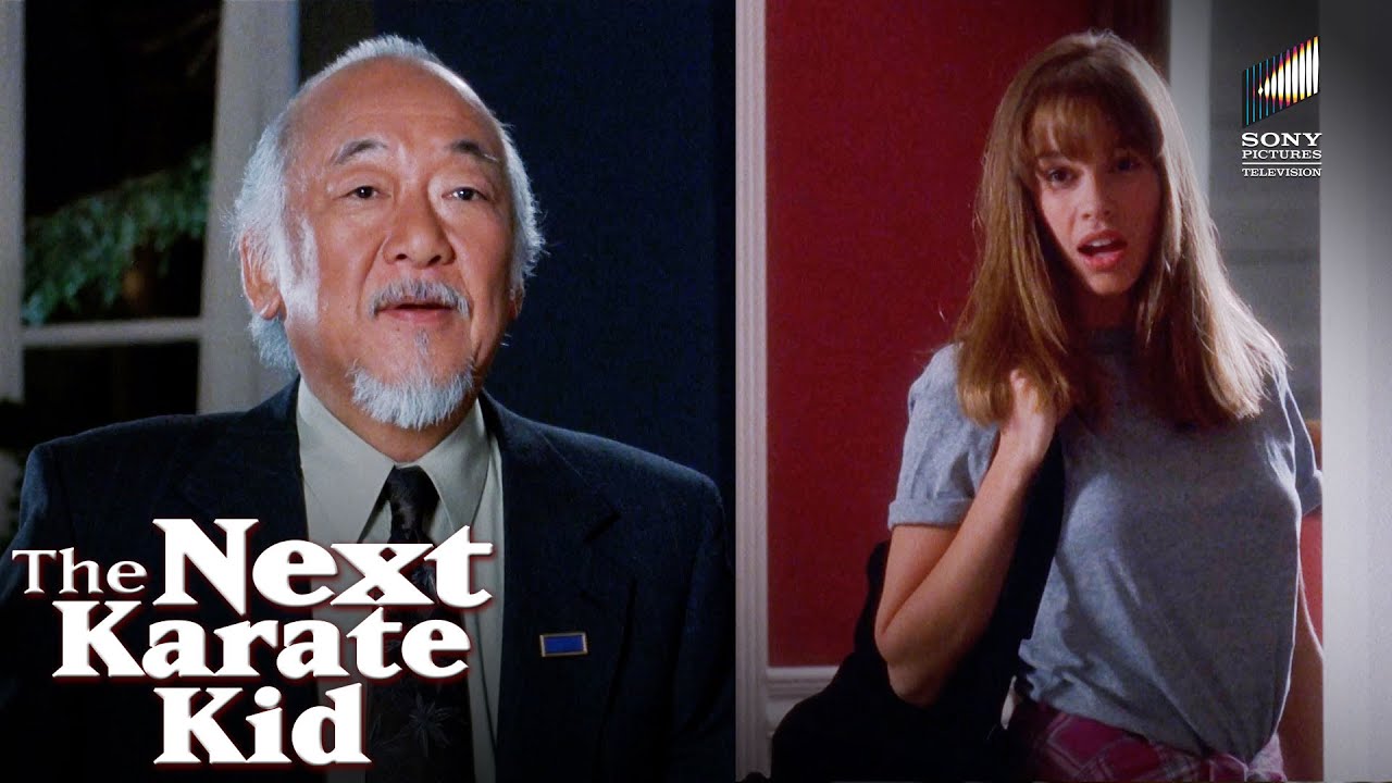 Mr. Miyagi meets Julie & Julie Saves Angel the Hawk | The Next Karate Kid (1994)