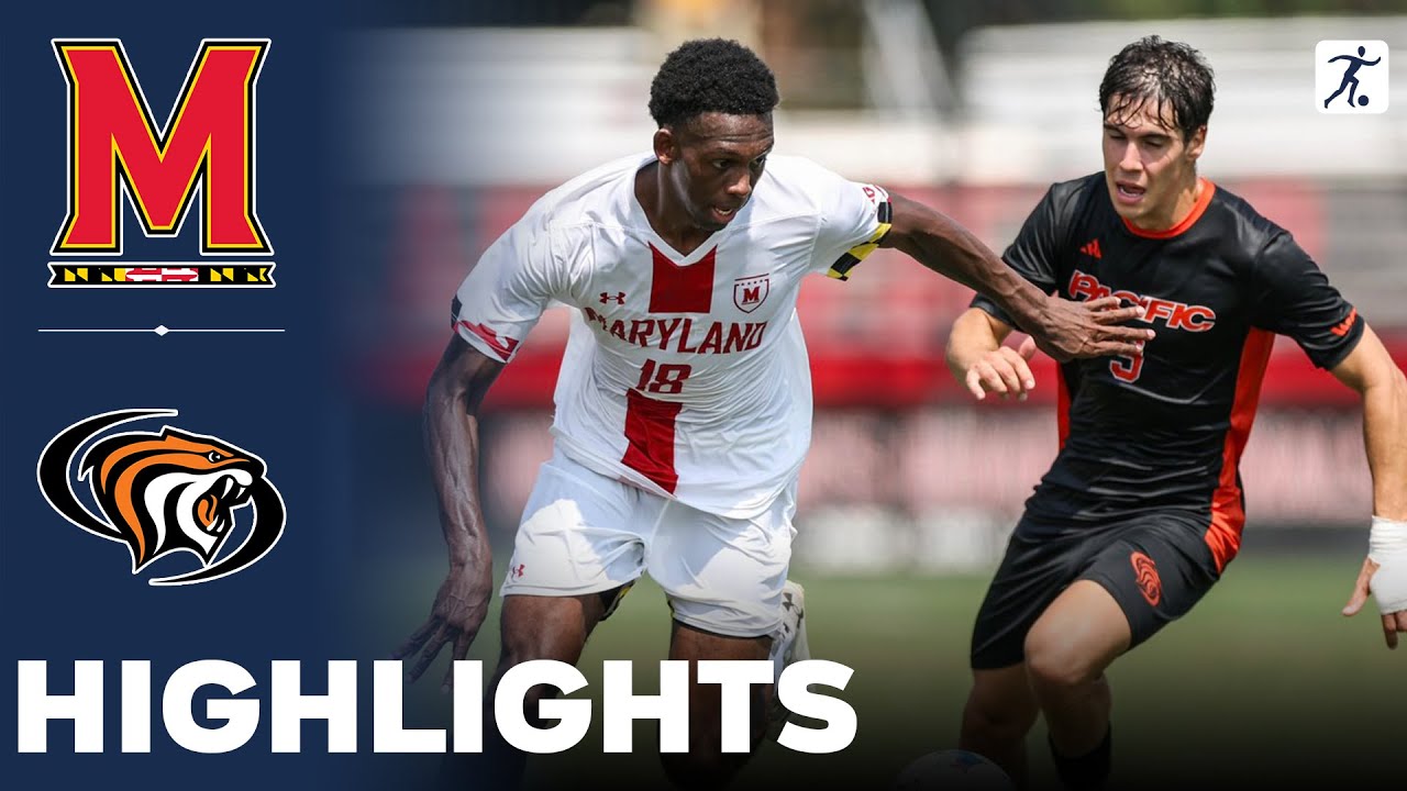 Maryland vs Pacific | NCAA College Soccer | Highlights - September 06, 2025