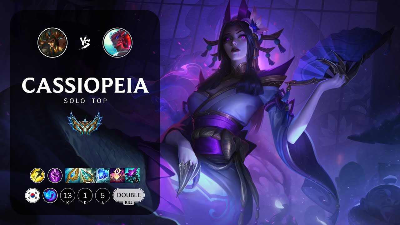 Cassiopeia Top vs Yone - KR Challenger Patch 14.3