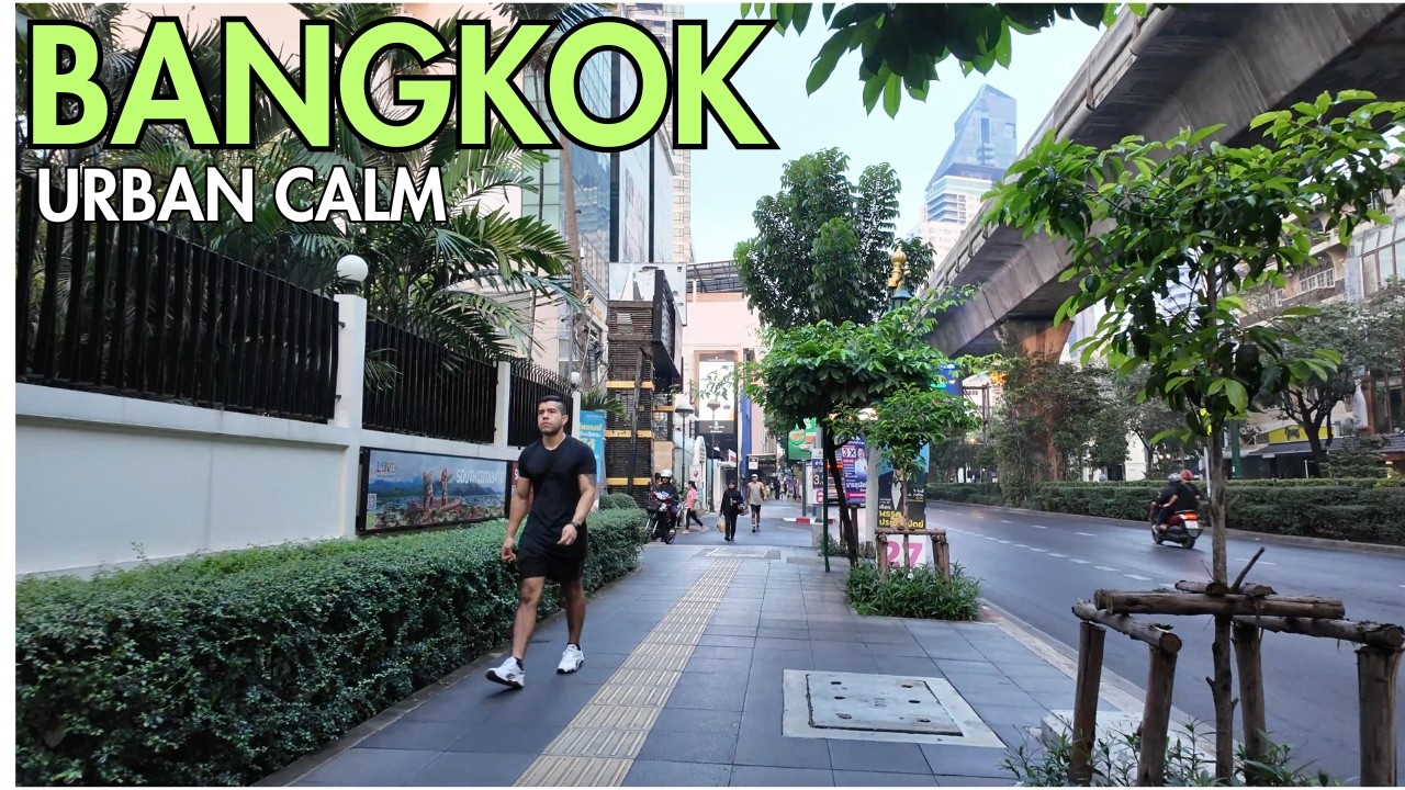 Calm Morning Walk Along Sukhumvit Road &mdash; Thonglor to Phrom Phong, Bangkok
