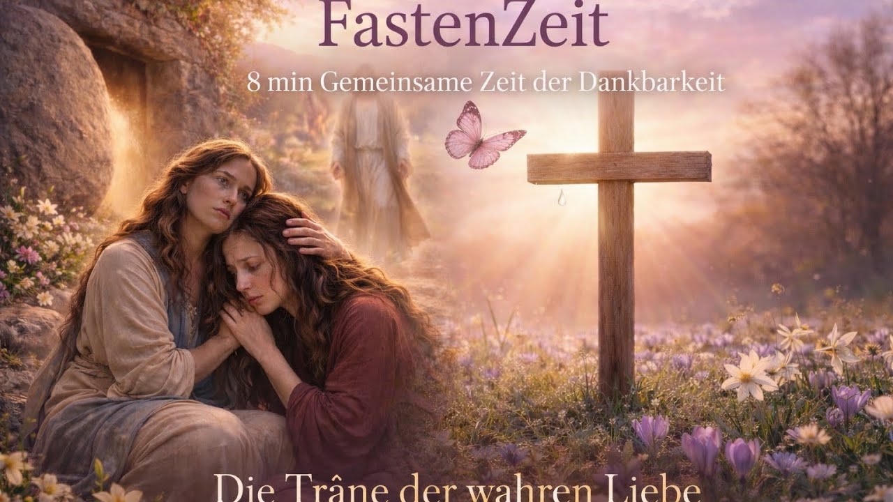 8 min 🦋 FastenZeit | am 18.03.26 | Johannes 11, 1-44 | Lazarus & die Träne Yeshuas #trauer #tod  