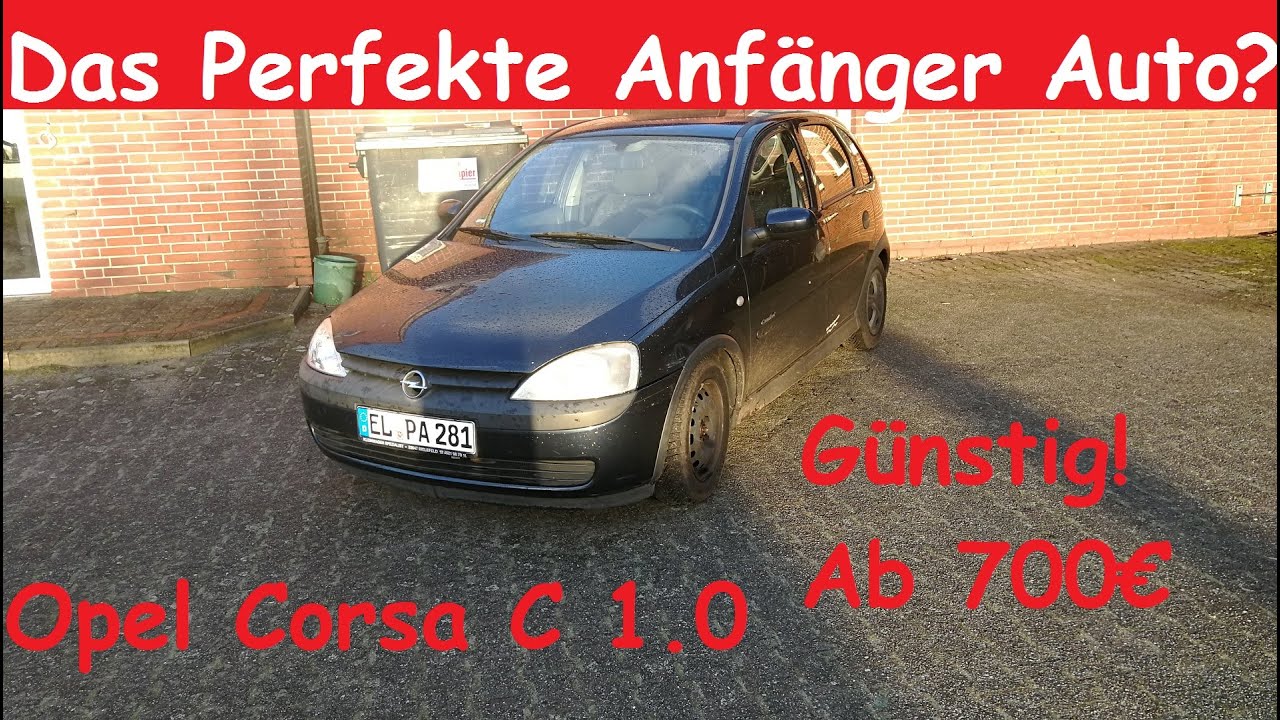 Das Perfekte Anfängerauto? Opel Corsa C 1.0 12v (58ps) Review Test