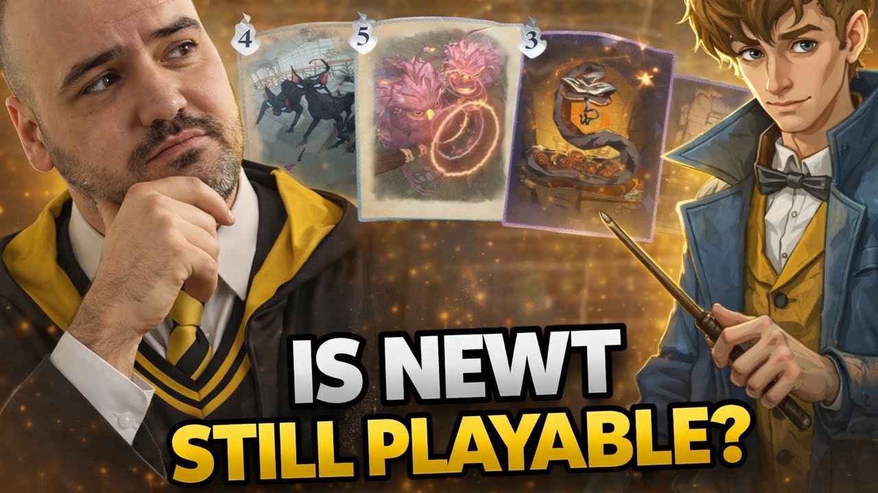 ⚡ Harry Potter : Magic Awakened ⚡ CLIMBING THE RANKS WITH MY OG NEWT DECK! 🦁⚡
