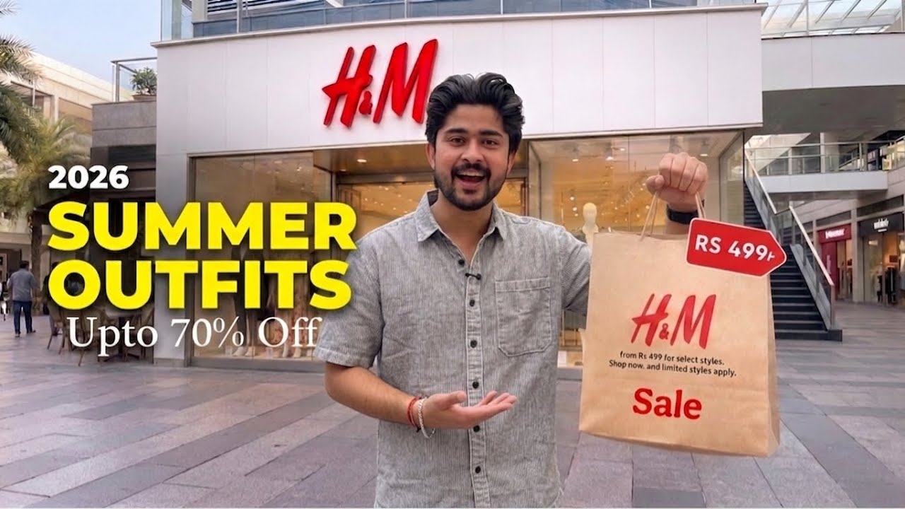 H&M Sale 2026 | H&M Summer Fashion Haul 2026 For Men | H&M Summer Collection Try On | Kalua😍