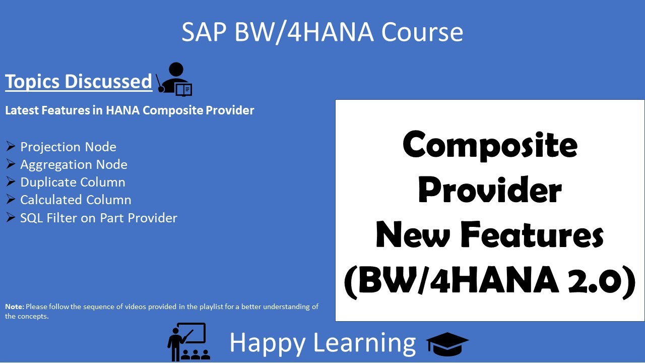 40. Новейшие функции в HANA Composite Provider (BW/4HANA 2.0)