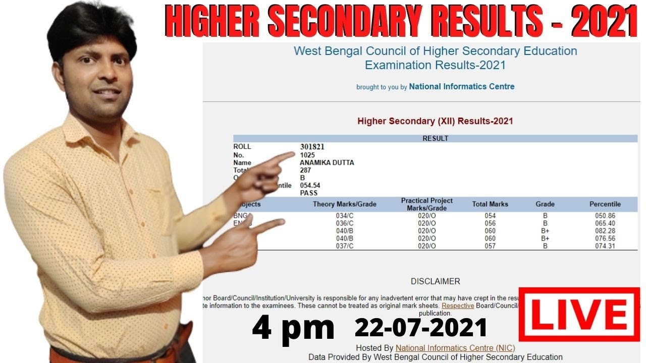 Higher Secondary Result 2021 I West Bengal I Higher Secondary Result kaise dekhe