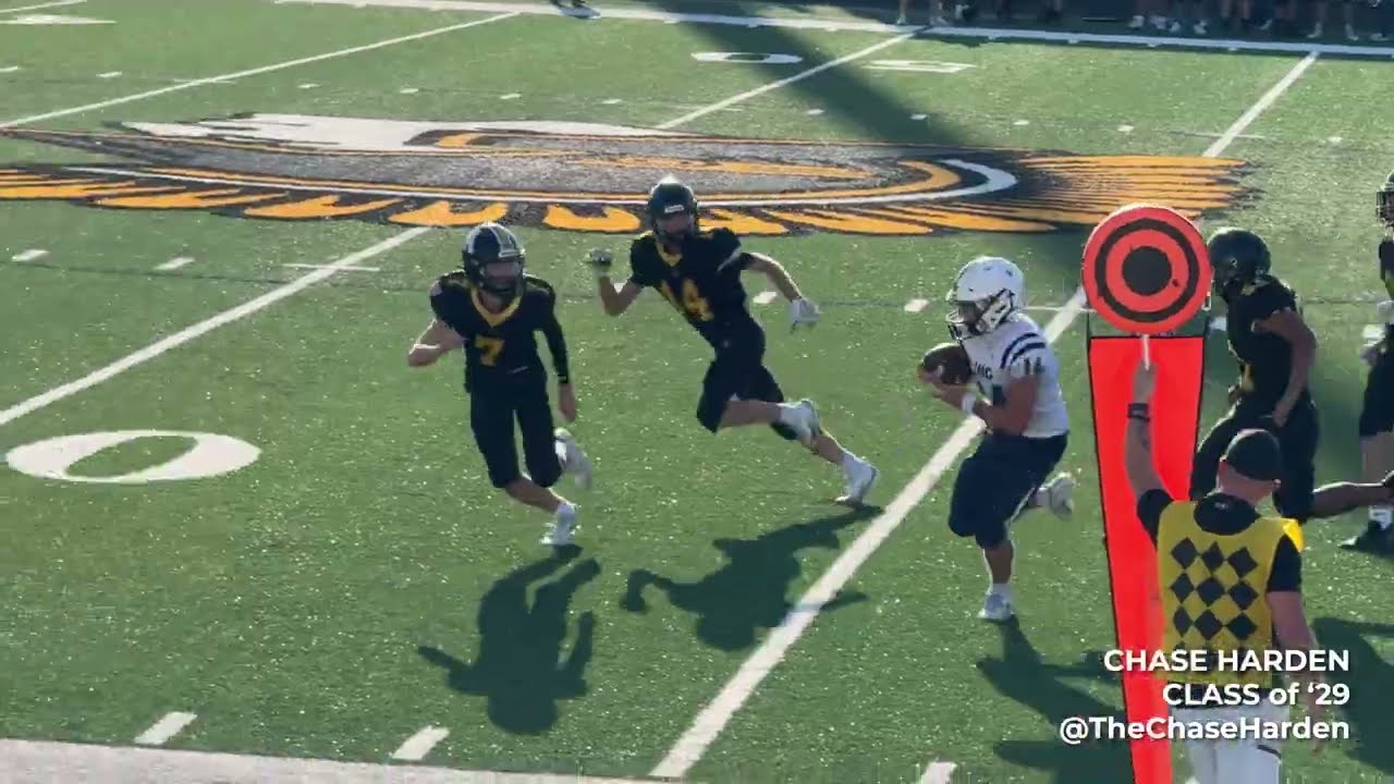 Chase Harden - Football Highlights from Week 3 DMC Lions v. Atlantic Trojans