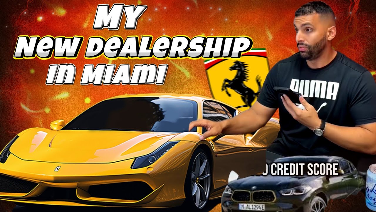 My new Dealership in Miami is OPEN! - Day in the life as a car dealer🚗🤑