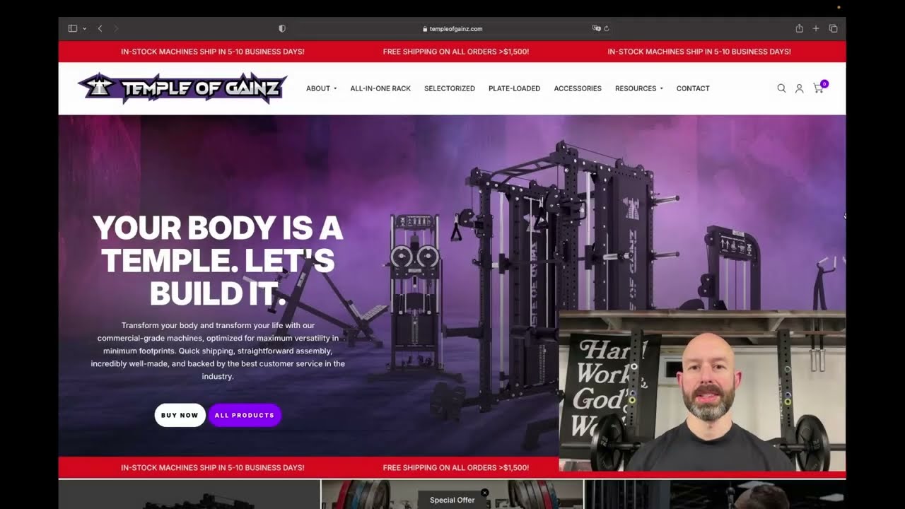 Temple Of Gainz Launches New Preorders!