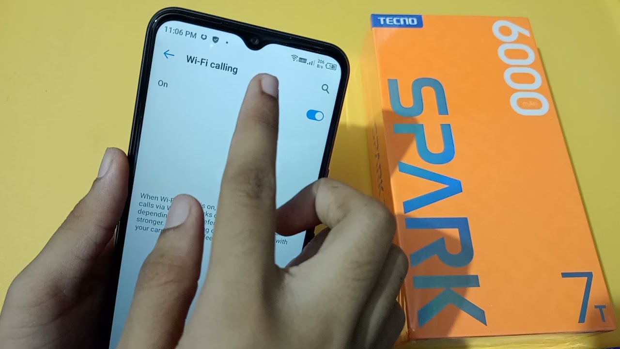 Tecno spark 7t Wi-Fi calling setting | how to use Wi-Fi calling | Wi-Fi calling on & off kise kare