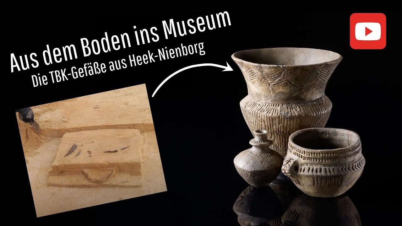 Jungsteinzeit in Heek-Nienborg: Restaurierung hautnah