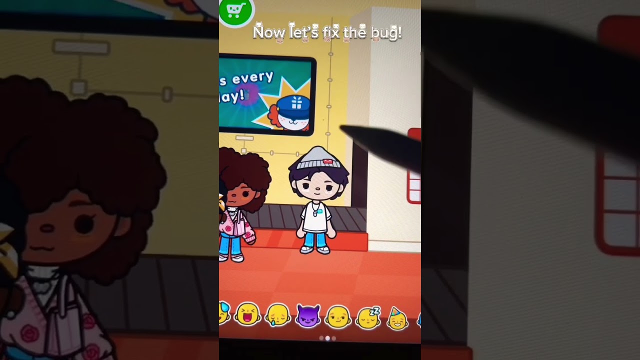 Toca Boca bug fix tutorial (white blush bug!) 