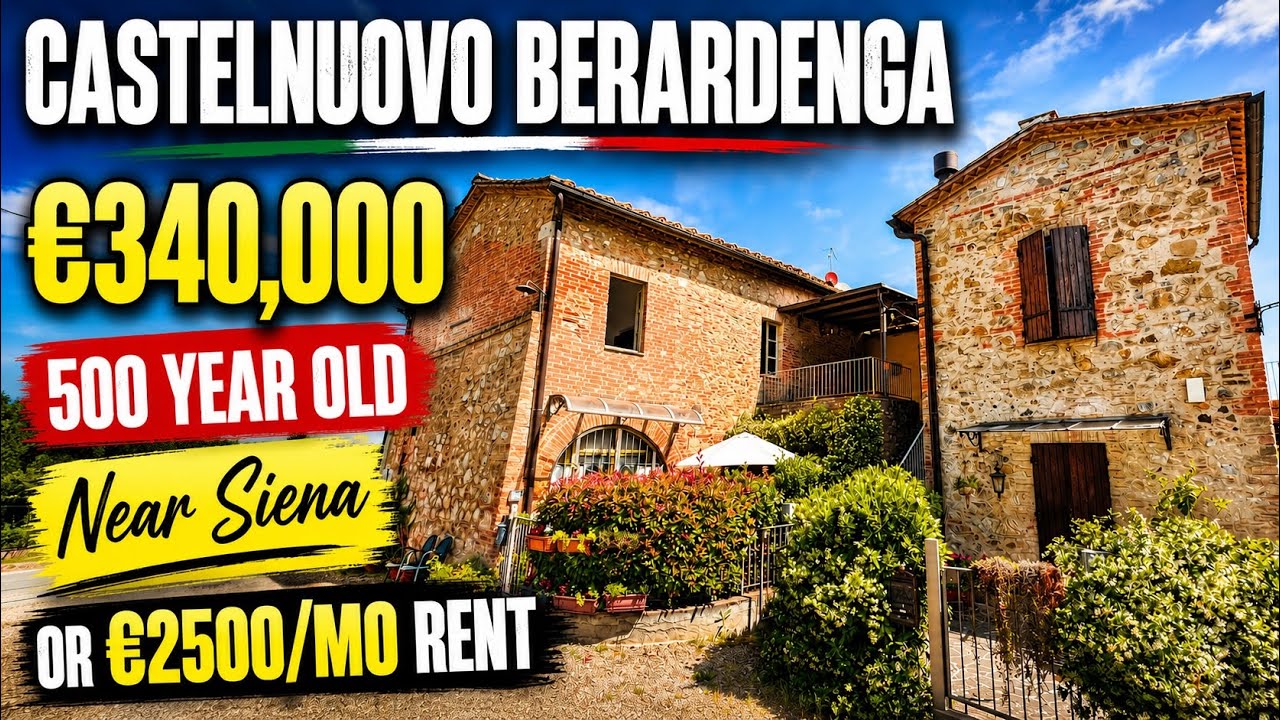 One of Tuscany&rsquo;s Rarest Opportunities: Rent or Buy This Historic Gem! &euro;340,000 or &euro;2,500/mo.! 🇮🇹