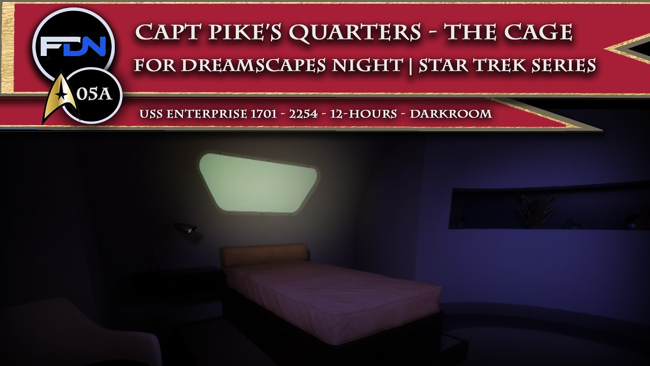 Capt. Pike's Quarters (2254) - The USS Enterprise 1701