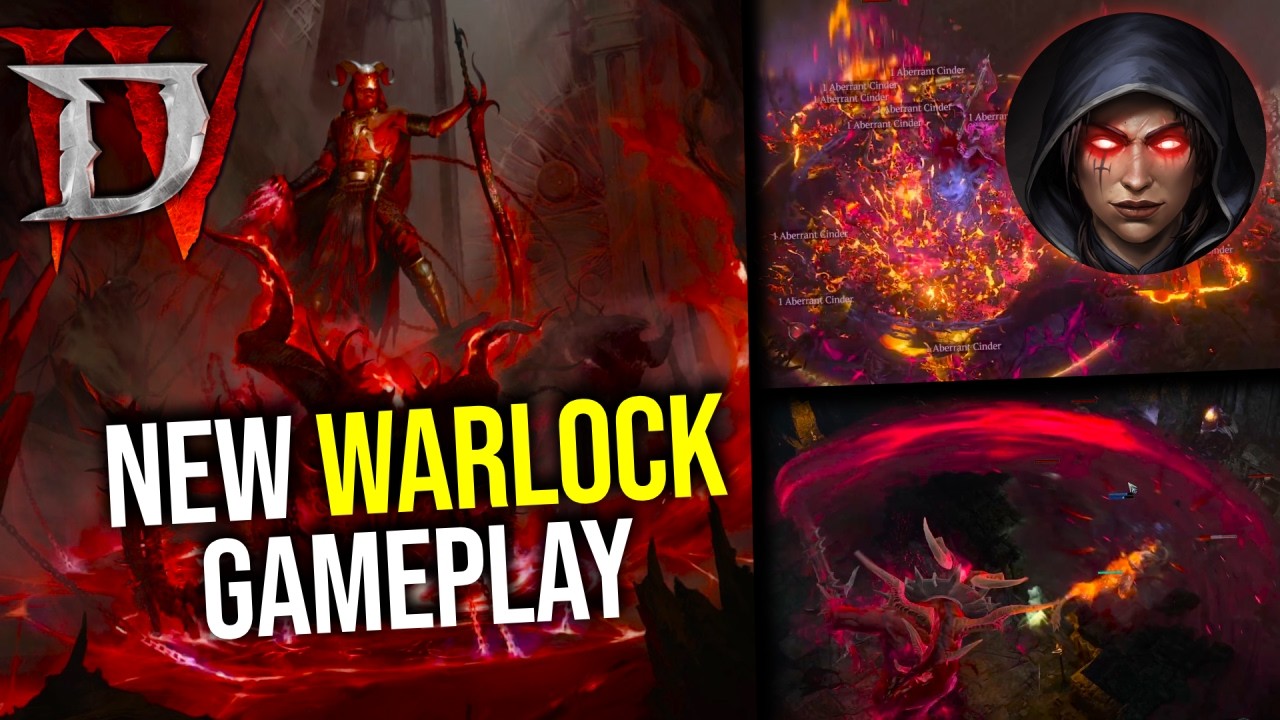 Diablo 4 - I PLAYED THE WARLOCK (No Commentary VOD)