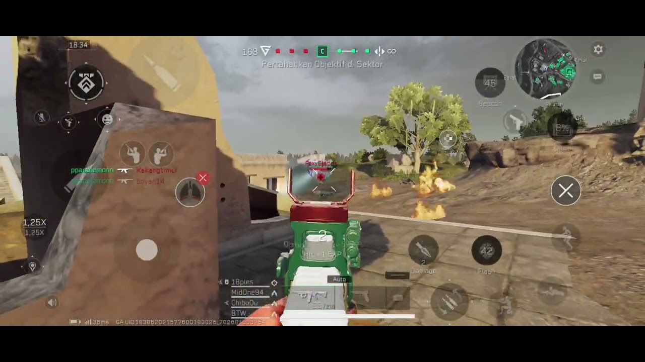 Defend di map favorit with k416 gameplay garena delta force