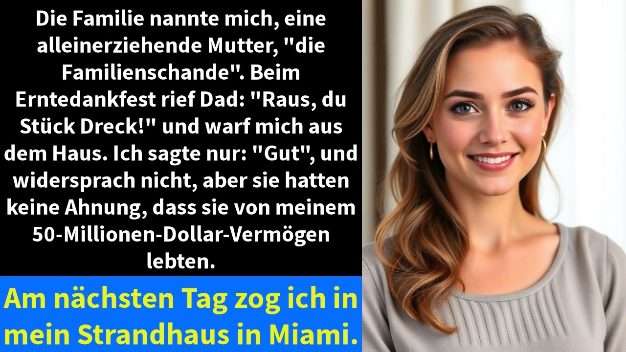 Die Familie nannte mich, eine alleinerziehende Mutter, 