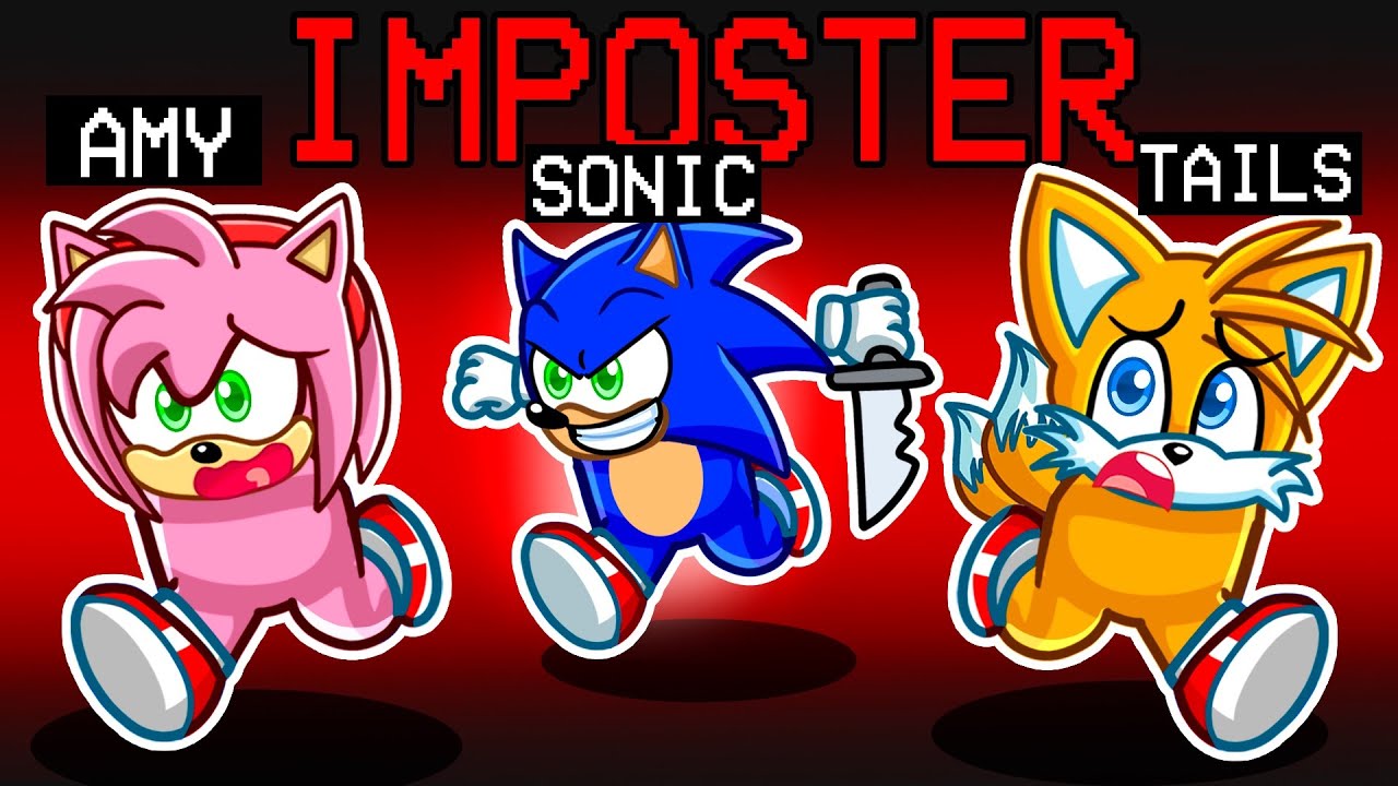Jugando como SONIC en AMONG US!