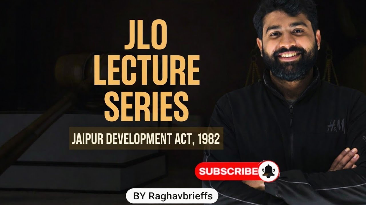 Lecture-7|JLO LECTURE SERIES|Jaipur Development Authority Act,1982|Sec(37A,37B,38)|JDA,1982|
