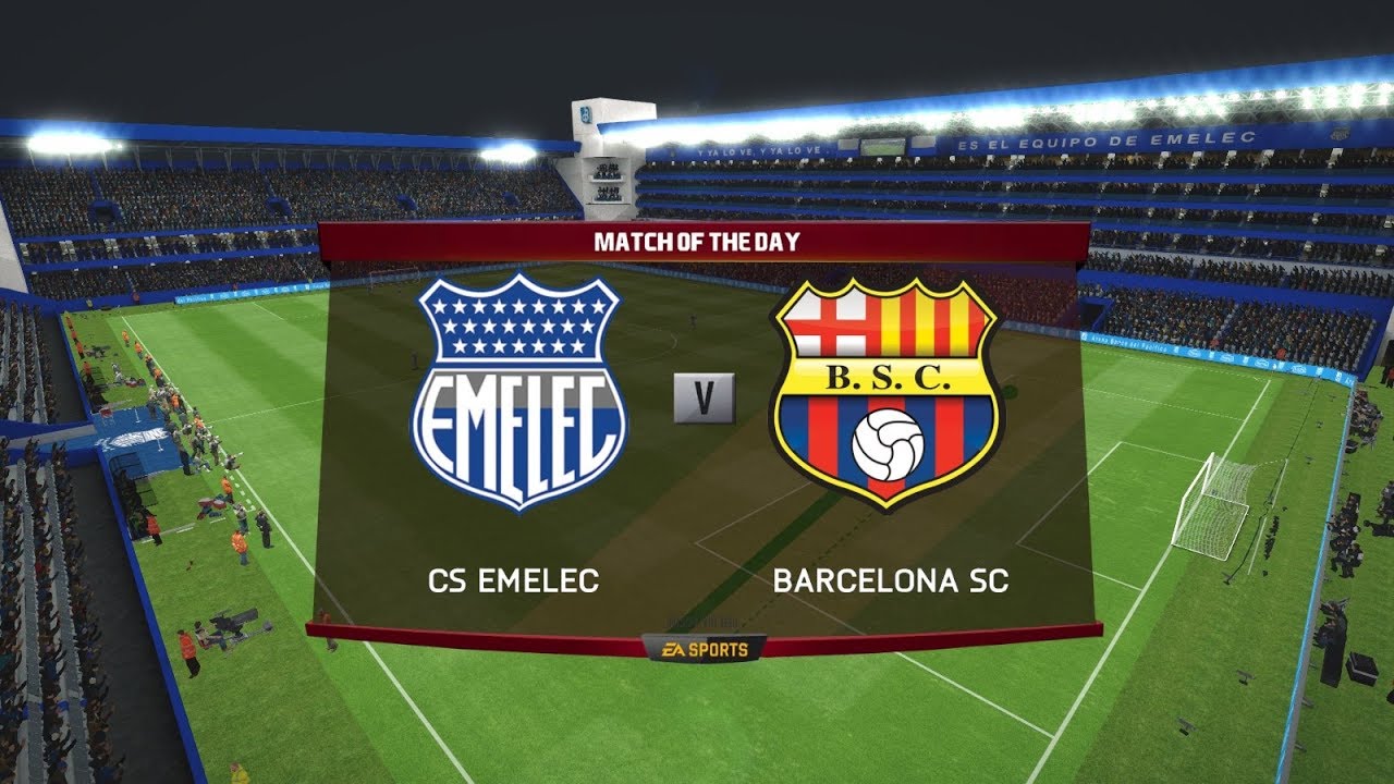 CS Emelec vs Barcelona SC HD 15/11/2017 | 2da Etapa Copa Banco Pacífico | GAMEPLAY PES2017