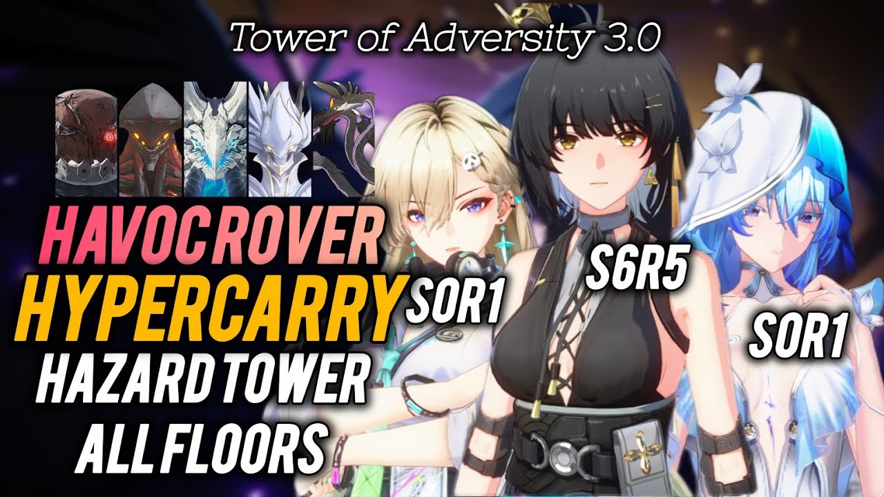 Havoc Rover Hypercarry | Hazard Tower All Floors | Tower of Adversity 3.0 | Wuthering Waves 