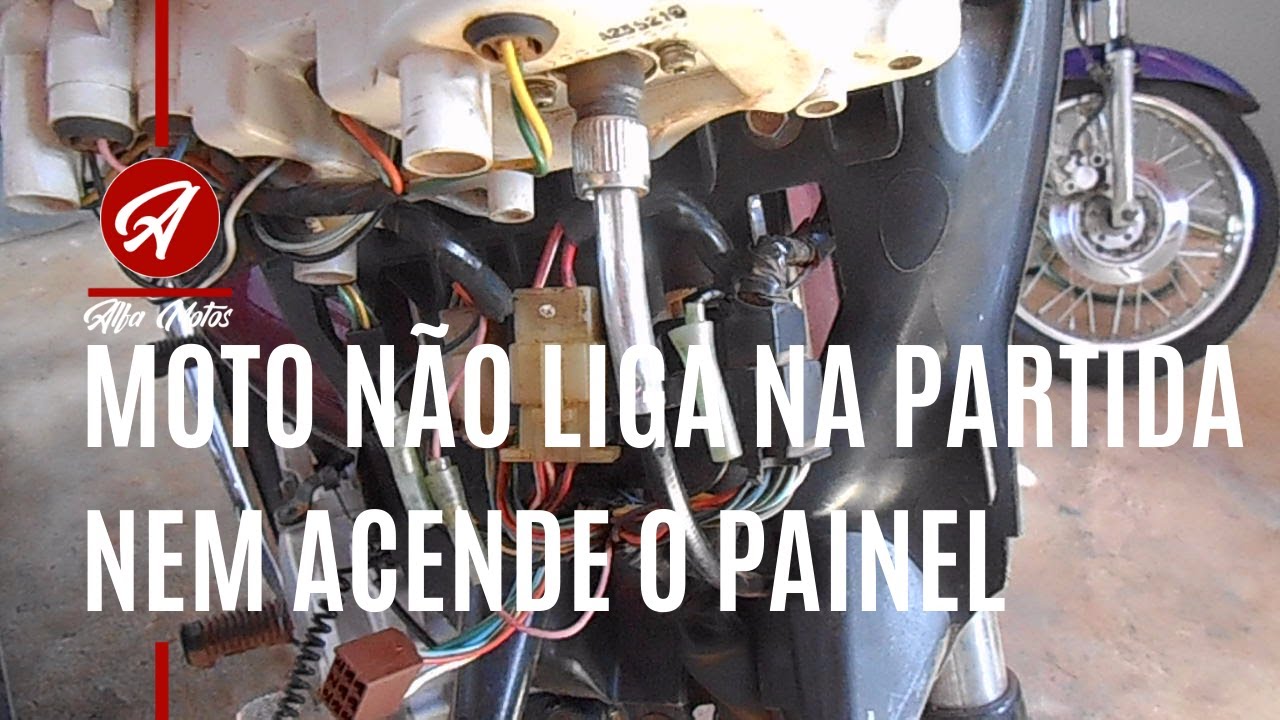 MOTO NÃO LIGA NA PARTIDA NEM ACENDE O PAINEL