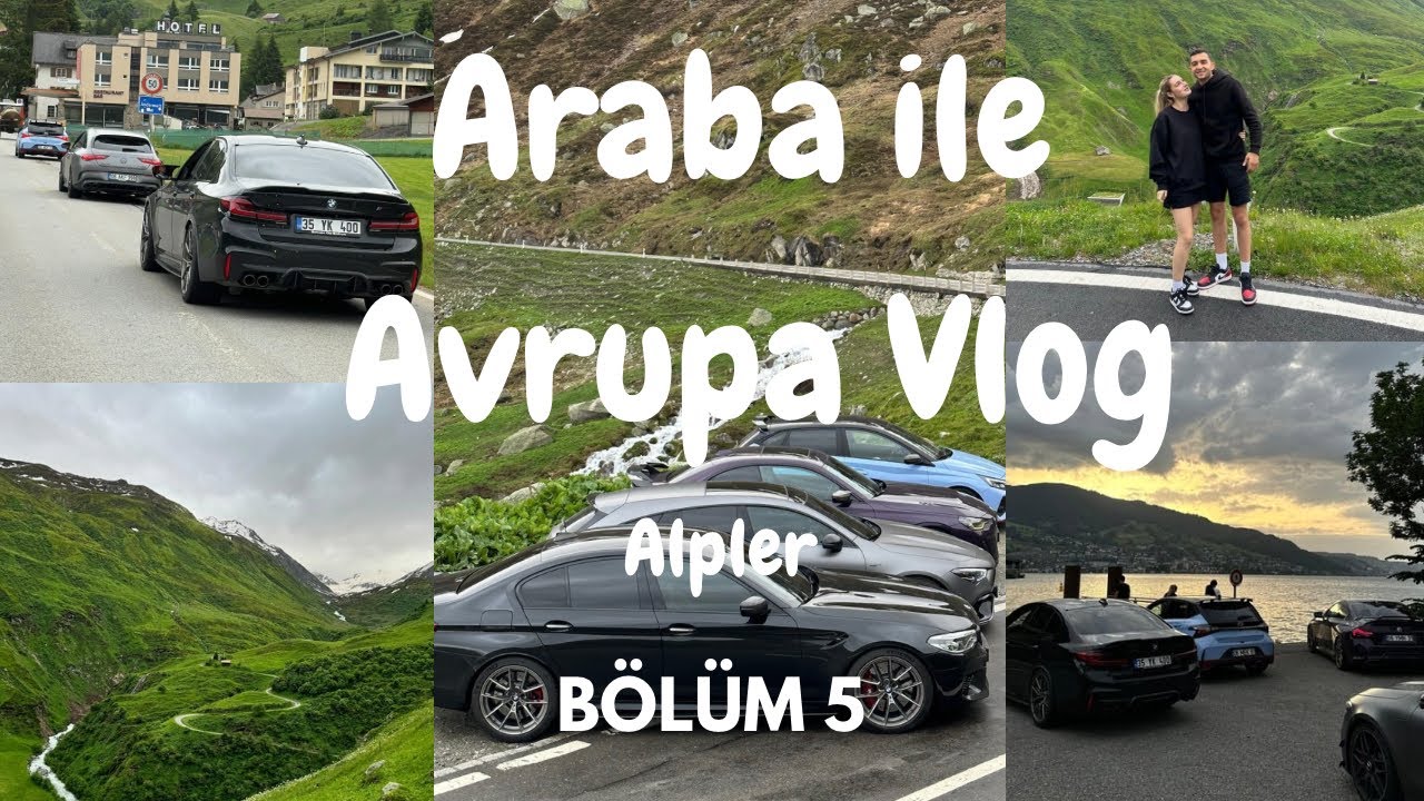 Arabayla Avrupa Seyahati |16 gün |10 ülke |6500km |vlog5 (Lake Como- İsviçre)(Cla45s-M5-İ20N-M240)